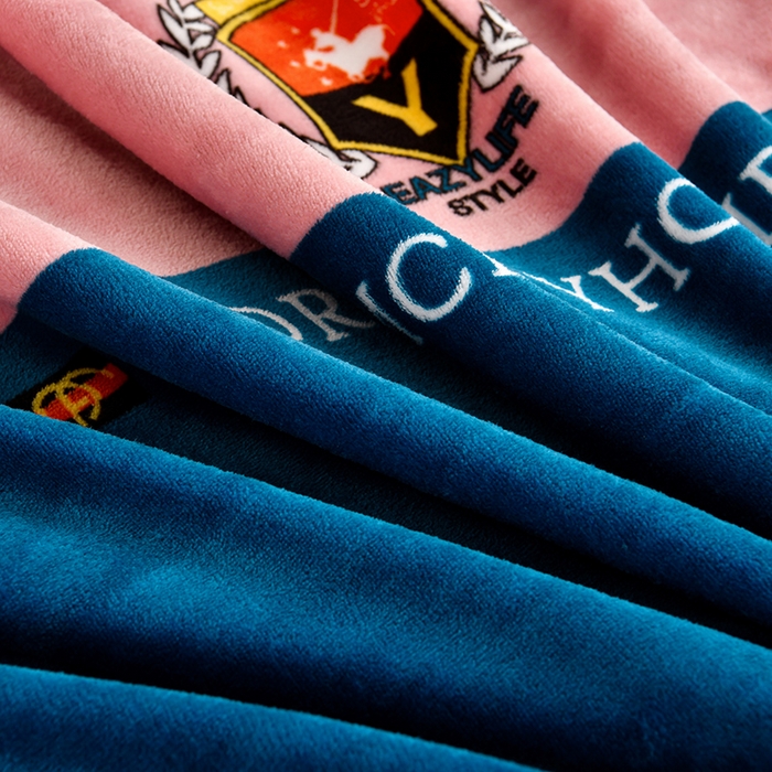 91家纺网 家纺一手货源 找家纺 2025直播爆款印花牛奶绒四件套8斤法莱绒印花四件套 都市生活