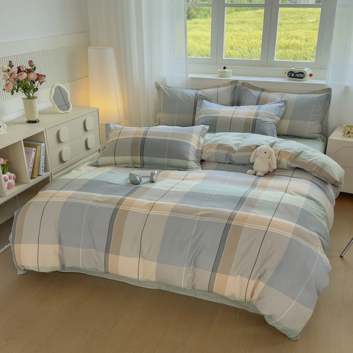 91家纺网 家纺一手货源 找家纺 卓越 工厂直营新款128*68全棉印花斜纹单被套 法蒂