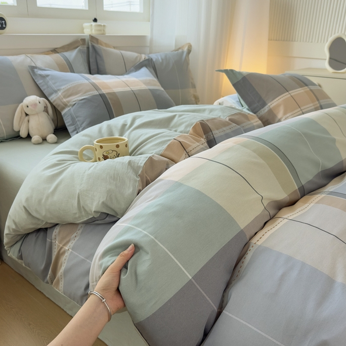 91家纺网 家纺一手货源 找家纺 卓越 工厂直营新款128*68全棉印花斜纹单被套 法蒂