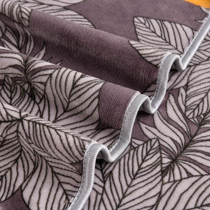 91家纺网 家纺一手货源 找家纺 2025直播爆款印花牛奶绒四件套8斤法莱绒印花四件套 蝴蝶轻舞