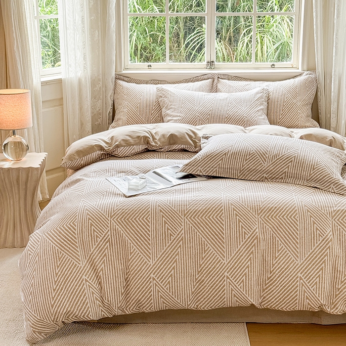 91家纺网 家纺一手货源 找家纺 卓越 工厂直营新款128*68全棉印花斜纹单被套 卢卡斯