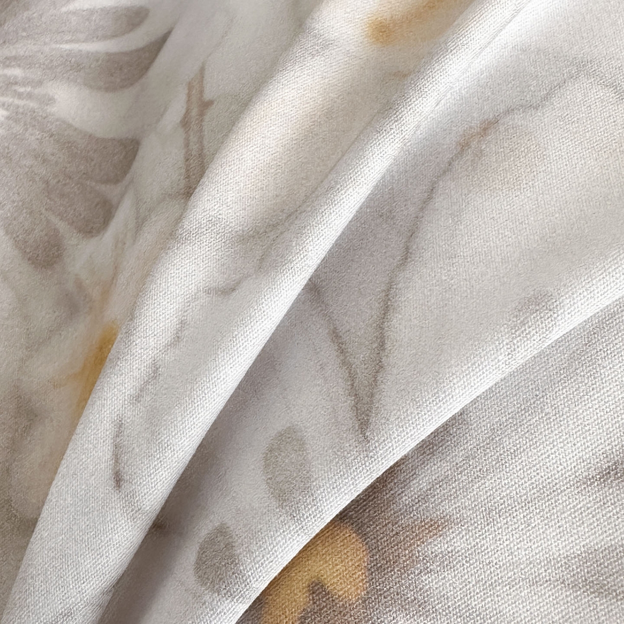 91家纺网 家纺一手货源 找家纺 金鑫汇家纺 2025新款13772全棉纯棉高端数码印花单被套 被套单件 木槿-灰