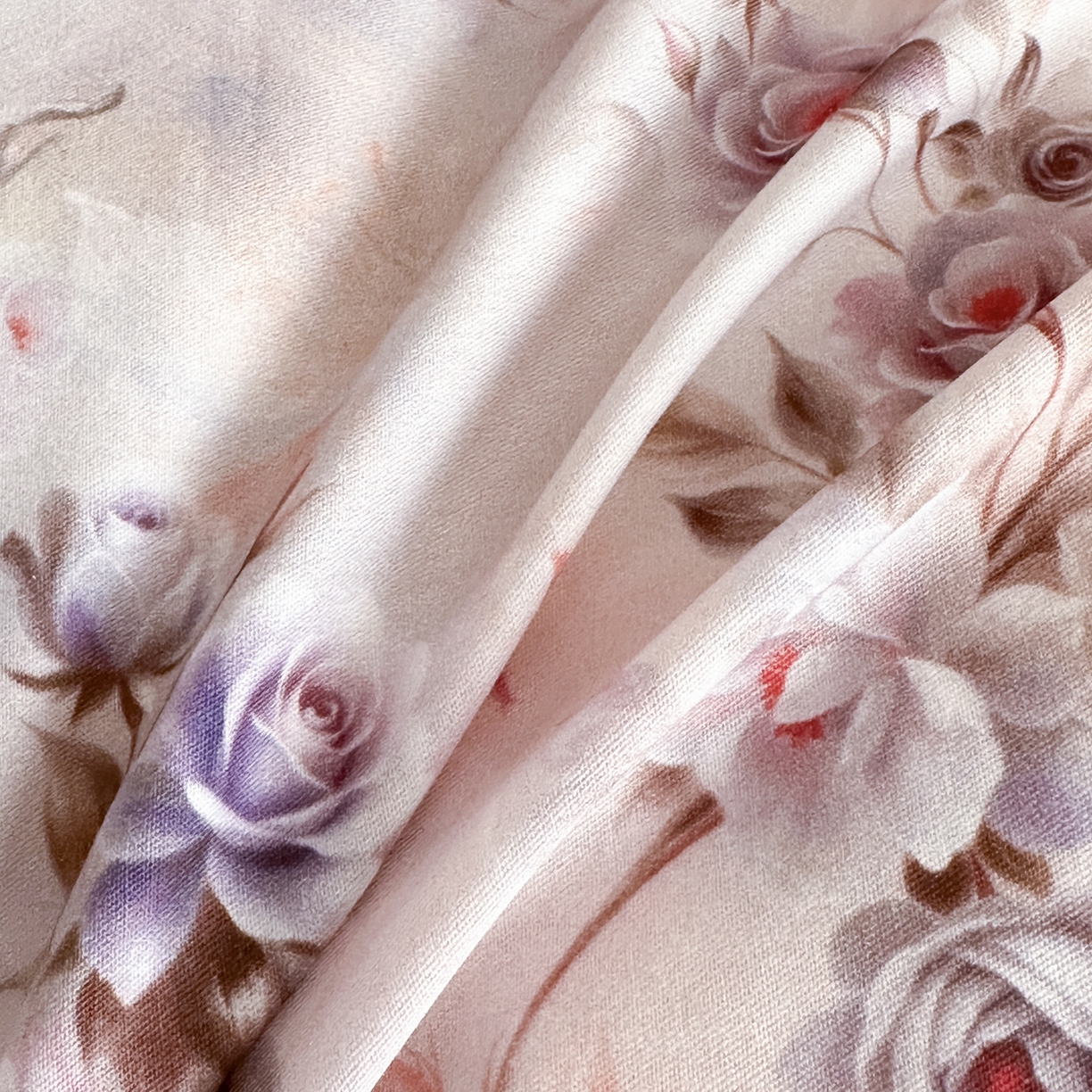 91家纺网 家纺一手货源 找家纺 金鑫汇家纺 2025新款13772全棉纯棉高端数码印花单被套 被套单件 轻梦花海-粉