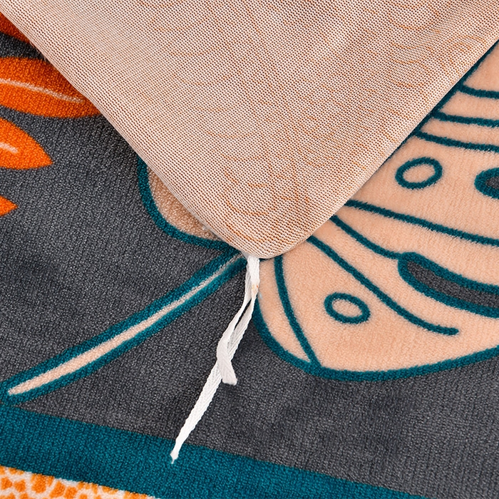 91家纺网 家纺一手货源 找家纺 2025直播爆款印花牛奶绒四件套8斤法莱绒印花四件套 叶之语