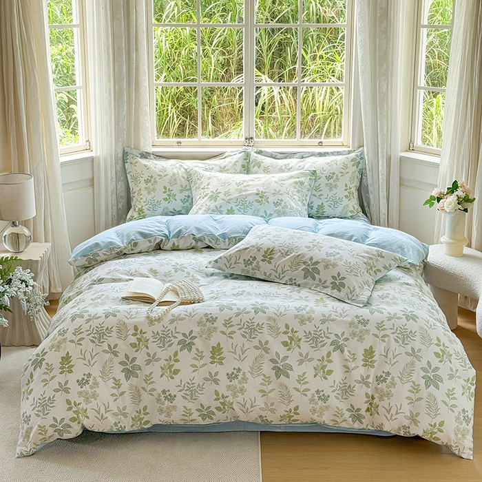 91家纺网 家纺一手货源 找家纺 卓越 工厂直营新款128*68全棉印花斜纹单被套 洛克庄园