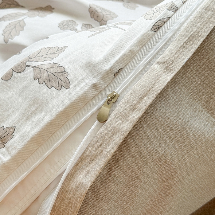 91家纺网 家纺一手货源 找家纺 卓越 工厂直营新款128*68全棉印花斜纹单被套 秋茉里