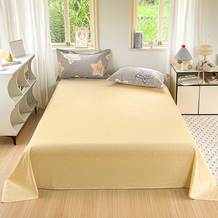 91家纺网 家纺一手货源 找家纺 卓越 工厂直营新款128*68全棉印花斜纹单被套 星世界