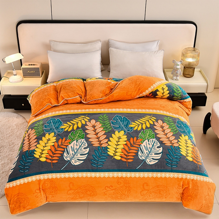 91家纺网 家纺一手货源 找家纺 (总)2025直播爆款印花牛奶绒印花单被套220克法莱绒被套单件枕套