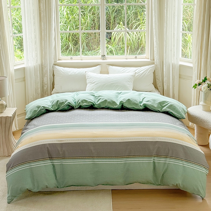 卓越 2025新款128*68全棉印花四件套 安加尔