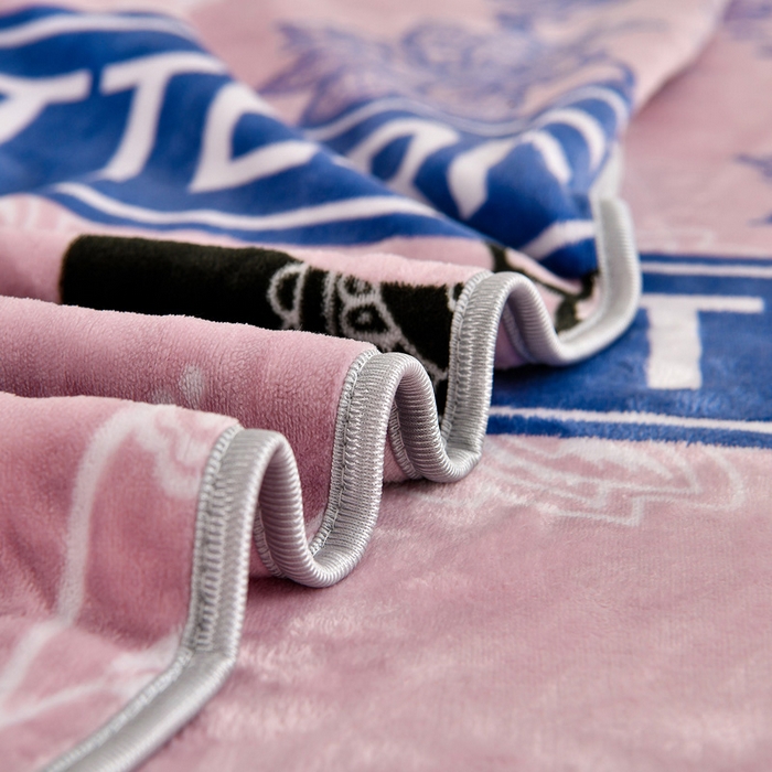 91家纺网 家纺一手货源 找家纺 2025直播爆款印花牛奶绒印花单被套220克法莱绒被套单件枕套 梦幻鹿