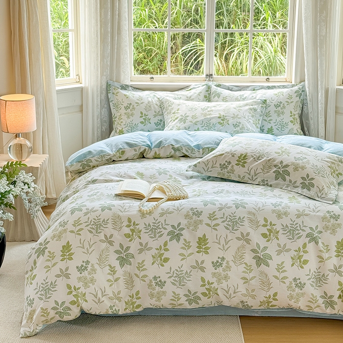 91家纺网 家纺一手货源 找家纺 卓越 2025新款128*68全棉印花四件套 洛克庄园