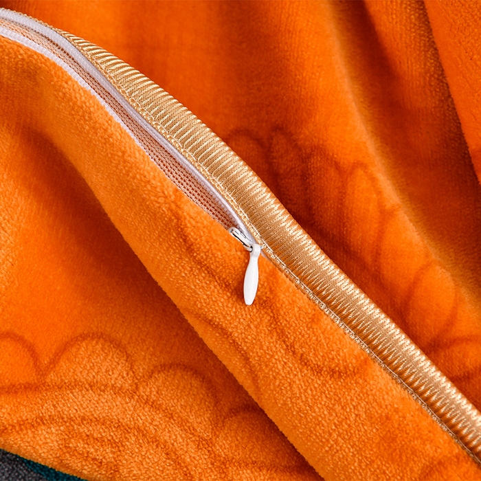 91家纺网 家纺一手货源 找家纺 2025直播爆款印花牛奶绒印花单被套220克法莱绒被套单件枕套 叶之语