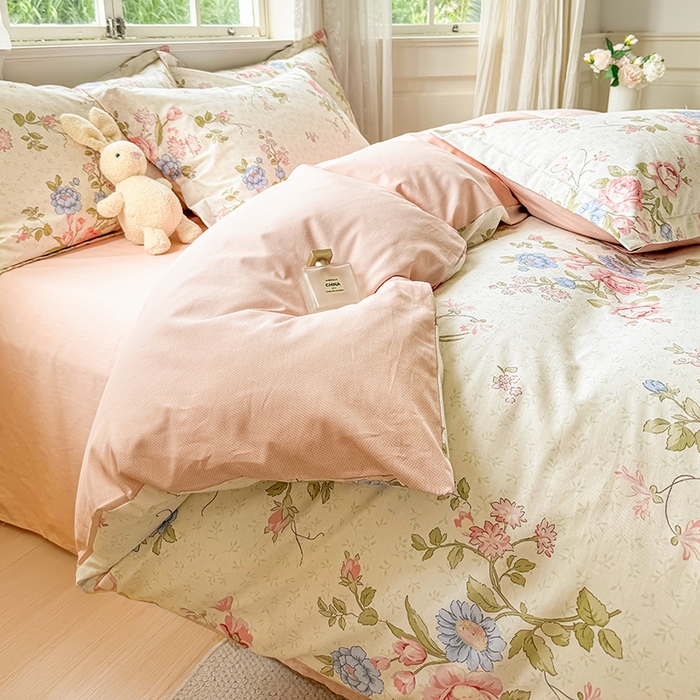 91家纺网 家纺一手货源 找家纺 卓越 2025新款128*68全棉印花四件套  南湘