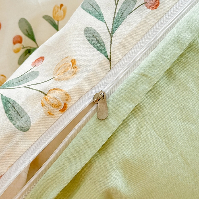 91家纺网 家纺一手货源 找家纺 卓越 2025新款128*68全棉印花四件套 千寻花语