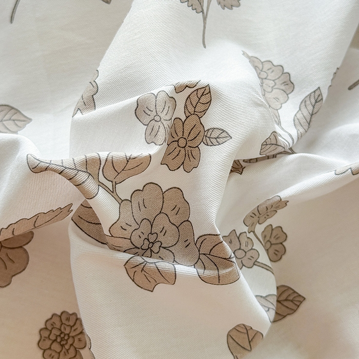 91家纺网 家纺一手货源 找家纺 卓越 2025新款128*68全棉印花四件套 秋茉里