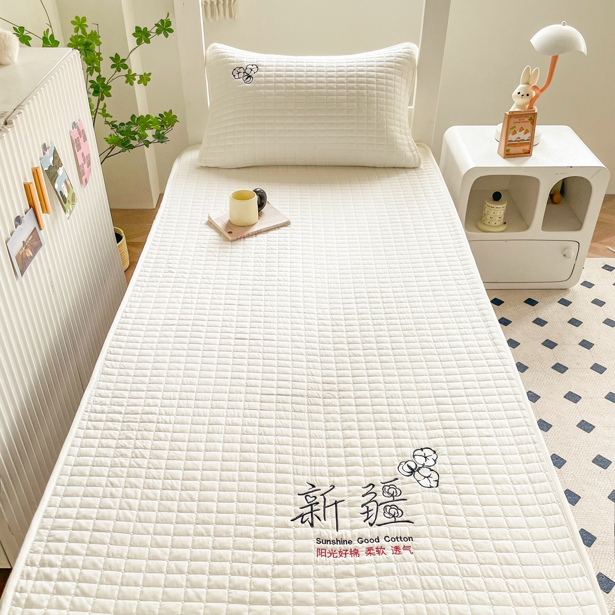 91家纺网 家纺一手货源 找家纺 （总）锦眠床笠 2025新款刺绣床笠-学生图