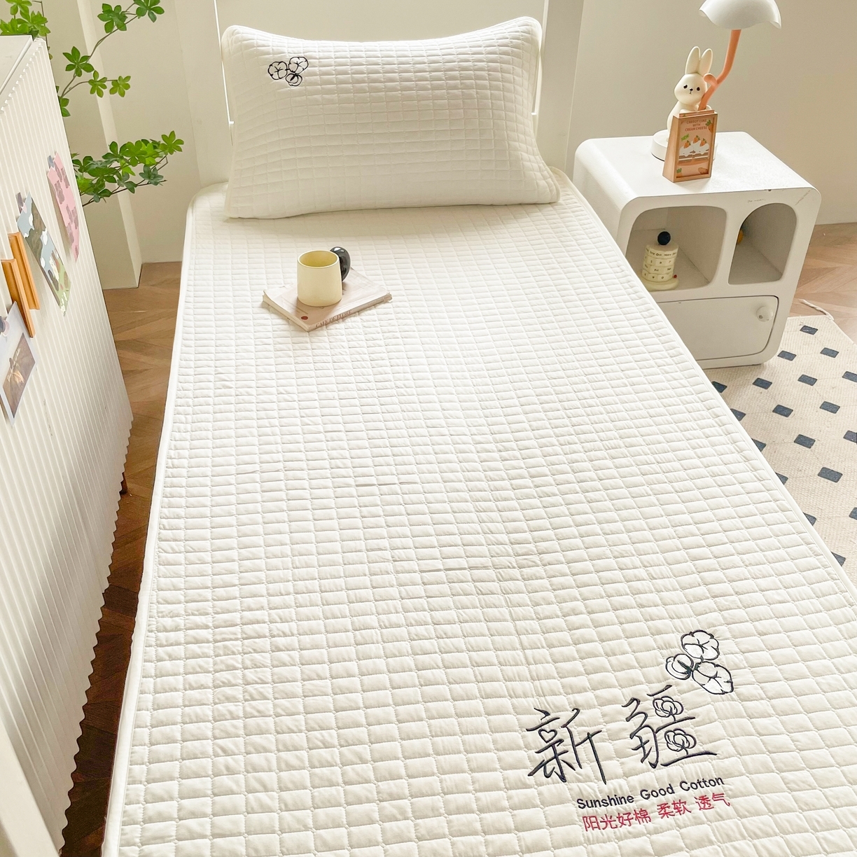 91家纺网 家纺一手货源 找家纺 （总）锦眠床笠 2025新款刺绣床笠-学生图