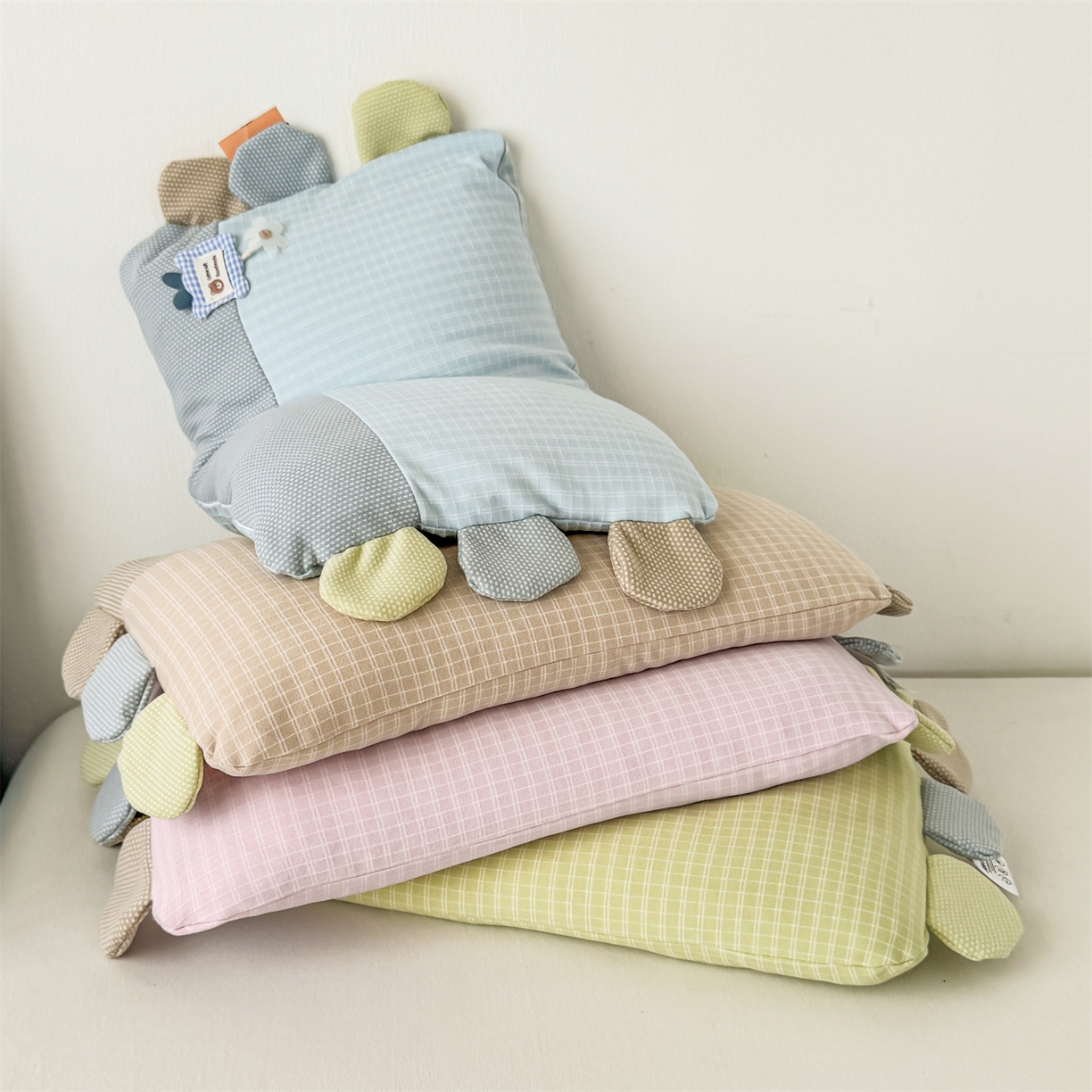 （总）麦肯锡 2025新款暖绒礼物熊安抚儿童荞麦枕 枕头枕芯