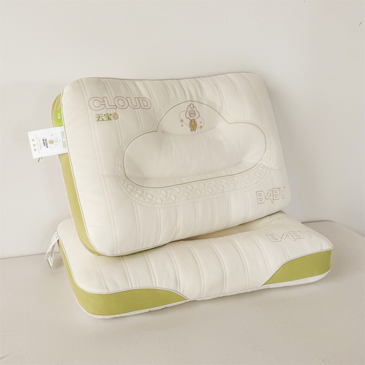 91家纺网 家纺一手货源 找家纺 麦肯锡 2025新款云宝释压倍暖枕 枕头枕芯 嫩黄色