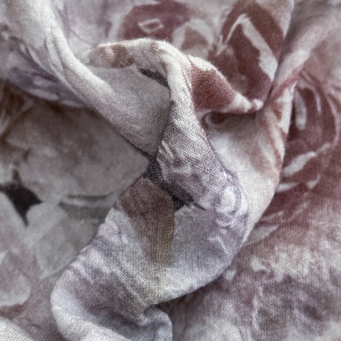 91家纺网 家纺一手货源 找家纺 木楌家居2025新款法式油画风全棉双层皱皱纱四件套 山谷幽