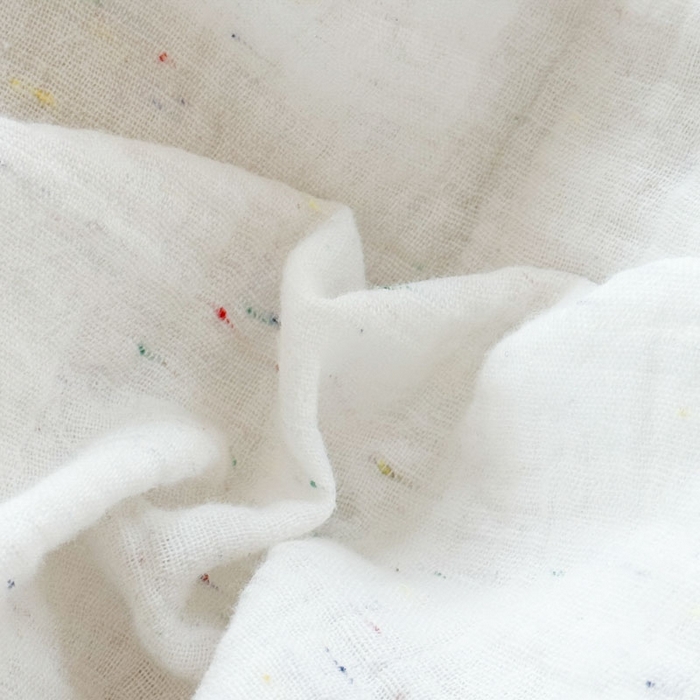 91家纺网 家纺一手货源 找家纺 （总）木楌家居2025新款全棉彩点皱皱纱绣花四件套