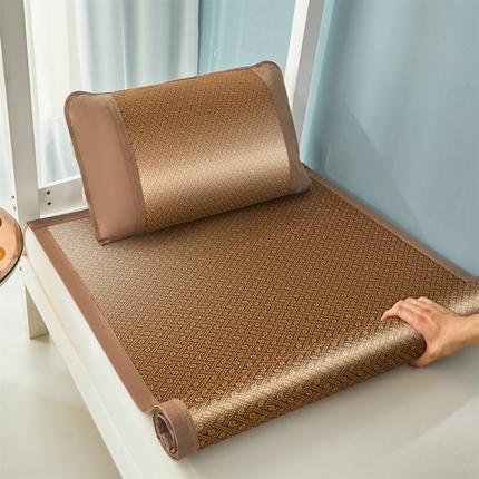 91家纺网 家纺一手货源 找家纺 （总）绒艺席业 2025新款学生宿舍凉感藤席