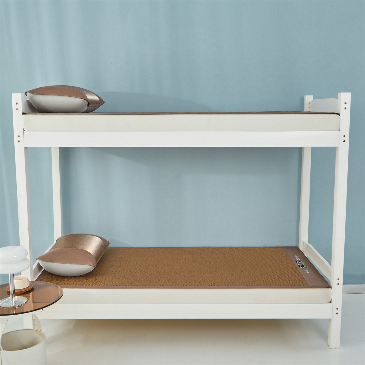 91家纺网 家纺一手货源 找家纺 绒艺席业 2025新款学生宿舍凉感藤席 萌萌熊猫-编织纹