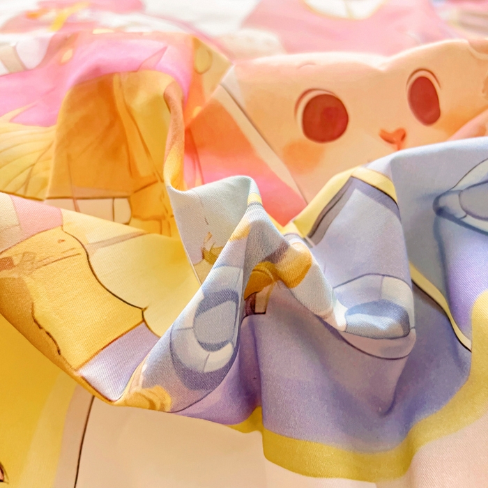 91家纺网 家纺一手货源 找家纺 梵赫 2025新款A类儿童数码卡通亲肤幼儿园套件三件套-星梦 摩天轮-蓝