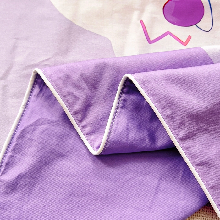 91家纺网 家纺一手货源 找家纺 （总）梵赫 2025新款A类儿童数码卡通亲肤幼儿园套件三件套-星梦