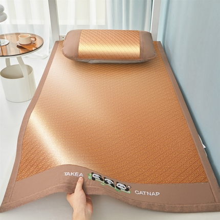 91家纺网 家纺一手货源 找家纺 （总）绒艺席业 2025新款学生宿舍凉感藤席