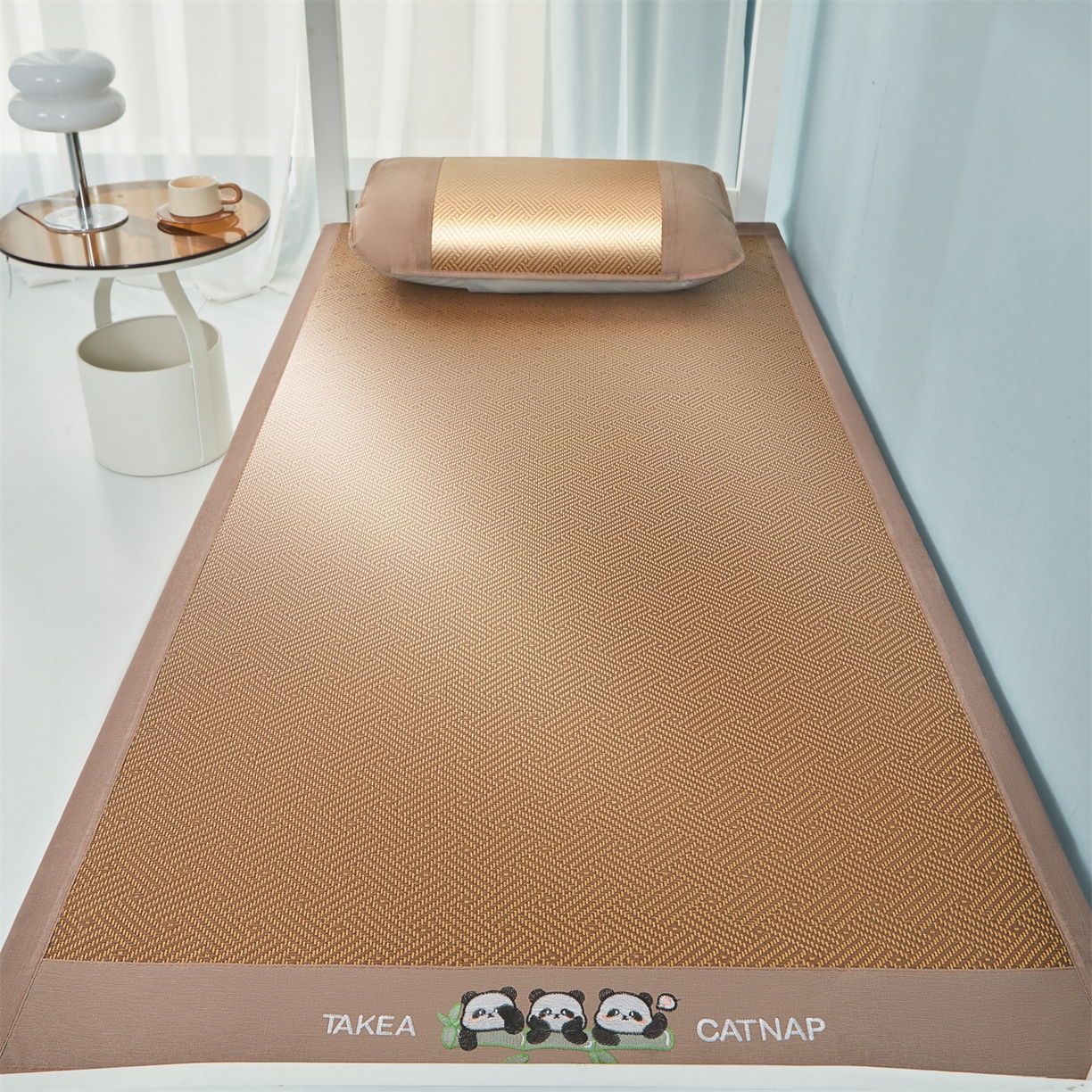 91家纺网 家纺一手货源 找家纺 （总）绒艺席业 2025新款学生宿舍凉感藤席