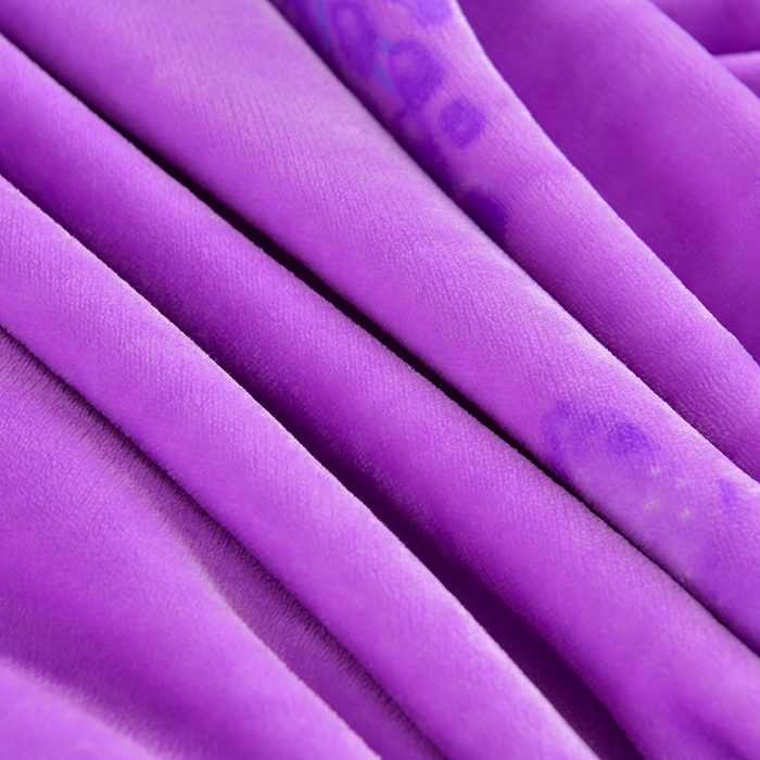 91家纺网 家纺一手货源 找家纺 硕喜 2025新款学生宿舍床系列牛奶绒学生三件套 紫罗兰