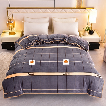 91家纺网 家纺一手货源 找家纺 （总）硕喜 2025新款加厚牛奶绒法莱绒金貂绒单被套