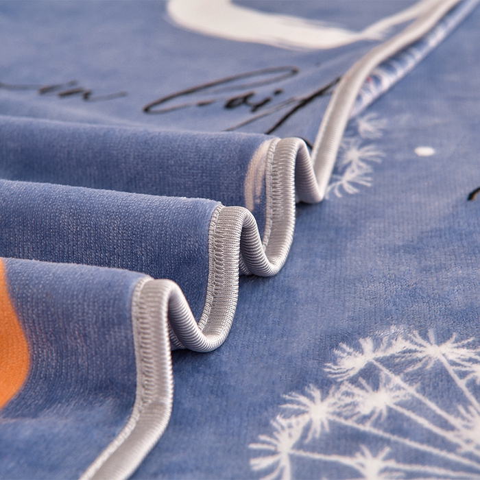 91家纺网 家纺一手货源 找家纺 硕喜 2025新款新8.5斤法莱绒四件套珊瑚牛奶金貂绒四件套床裙款 心心相印