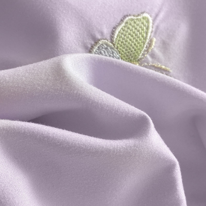 91家纺网 家纺一手货源 找家纺 ab家纺 2025新款丽芙塔水洗棉蕾丝绣花四件套 丽芙塔-香芋紫