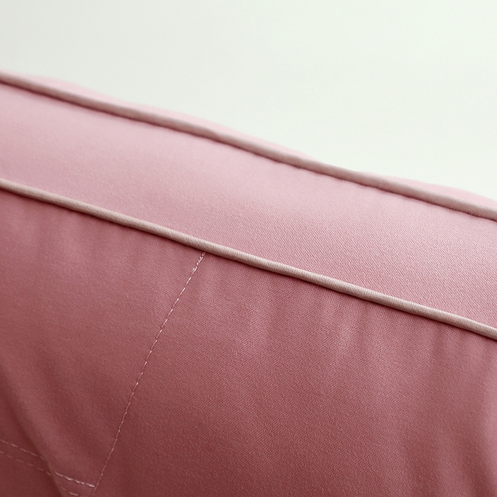 91家纺网 家纺一手货源 找家纺 怡薇格枕芯2025新款云柔刺绣大豆亲肤护颈枕头枕芯 粉色一只