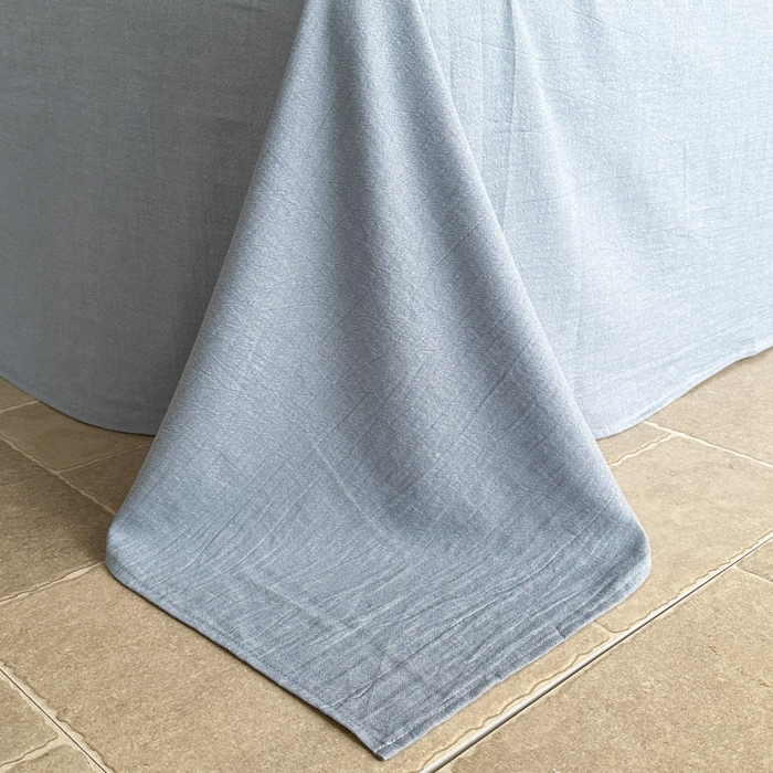 91家纺网 家纺一手货源 找家纺 ab家纺 2025新款全棉纯棉提花四件套-款式一 简影-兰