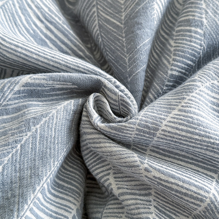 91家纺网 家纺一手货源 找家纺 ab家纺 2025新款全棉纯棉提花四件套-款式一 简影-兰