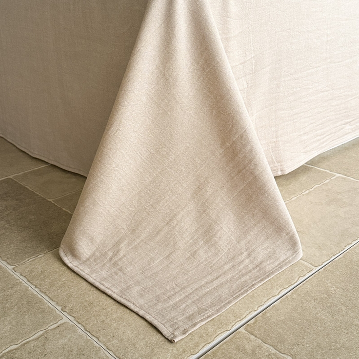 91家纺网 家纺一手货源 找家纺 ab家纺 2025新款全棉纯棉提花四件套-款式二 米卡格-浅咖