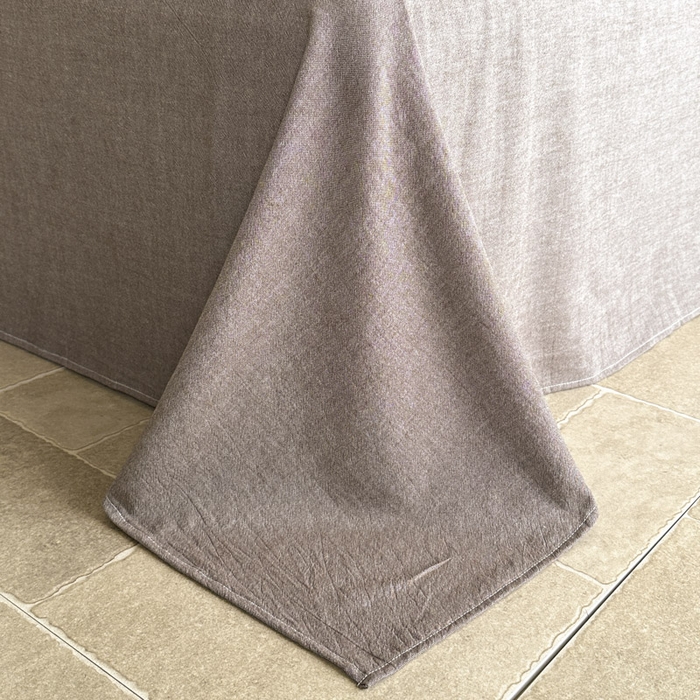 91家纺网 家纺一手货源 找家纺 ab家纺 2025新款全棉纯棉提花四件套-款式二 异想空间-深咖