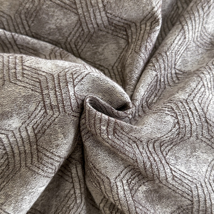 91家纺网 家纺一手货源 找家纺 ab家纺 2025新款全棉纯棉提花四件套-款式二 异想空间-深咖