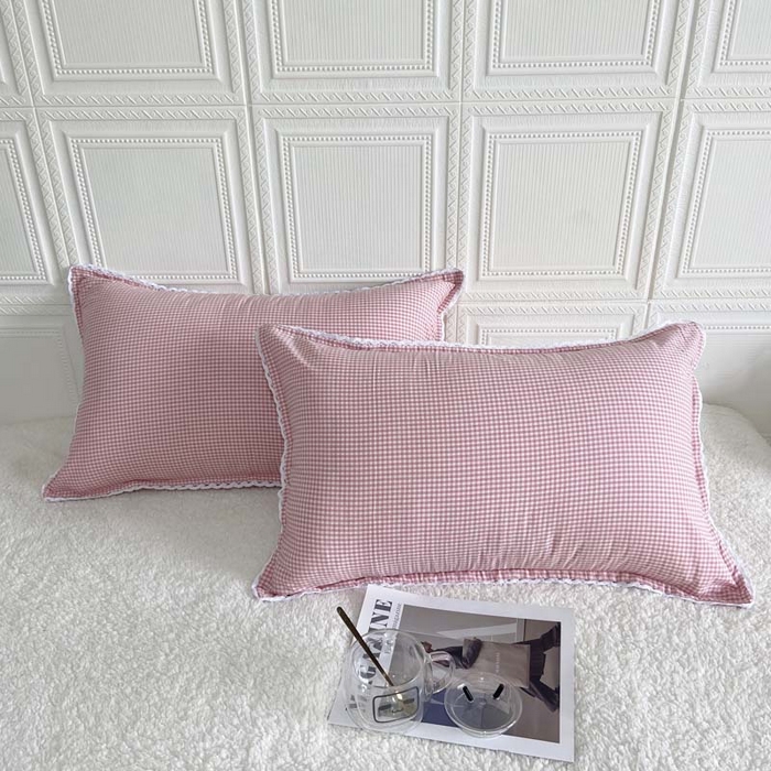 91家纺网 家纺一手货源 找家纺 （总）卡奥家纺 2025新款A类纯棉色织枕套单枕套枕套单件