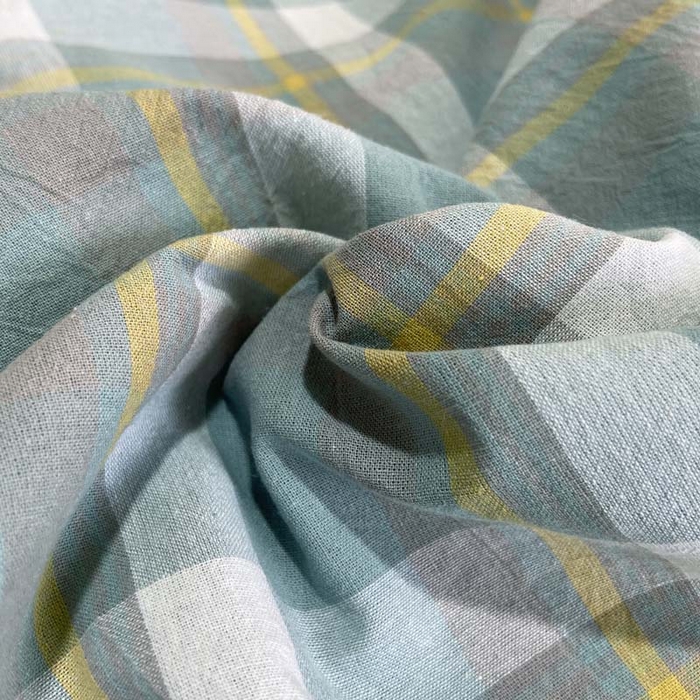 91家纺网 家纺一手货源 找家纺 卡奥家纺 2025新款A类纯棉色织枕套单枕套枕套单件 百吉绿