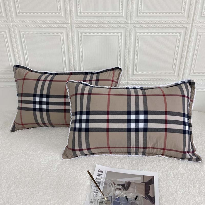 卡奥家纺 2025新款A类纯棉色织枕套单枕套枕套单件 宝利小格