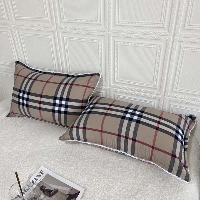 91家纺网 家纺一手货源 找家纺 卡奥家纺 2025新款A类纯棉色织枕套单枕套枕套单件 宝利小格