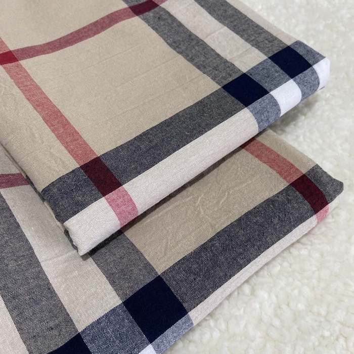 91家纺网 家纺一手货源 找家纺 卡奥家纺 2025新款A类纯棉色织枕套单枕套枕套单件 宝利小格