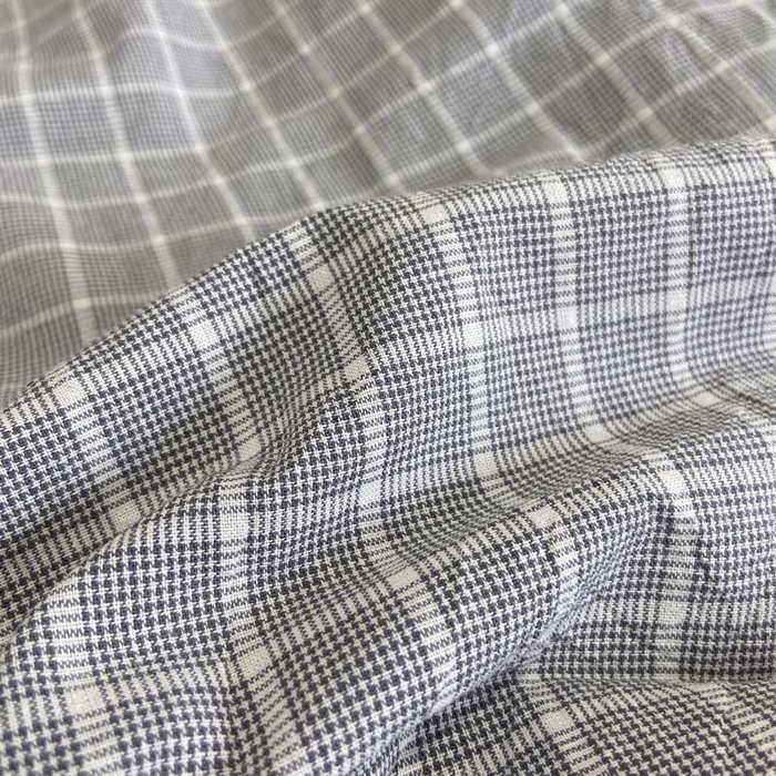 91家纺网 家纺一手货源 找家纺 卡奥家纺 2025新款A类纯棉色织枕套单枕套枕套单件 都市-灰