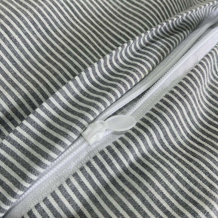 91家纺网 家纺一手货源 找家纺 卡奥家纺 2025新款A类纯棉色织枕套单枕套枕套单件 丰达-灰