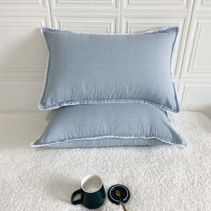 91家纺网 家纺一手货源 找家纺 卡奥家纺 2025新款A类纯棉色织枕套单枕套枕套单件 丰达-兰