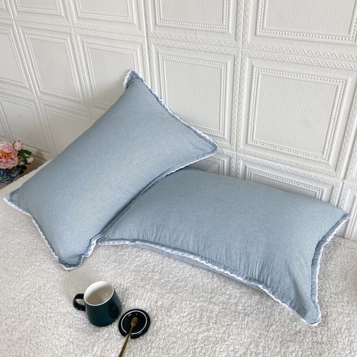 91家纺网 家纺一手货源 找家纺 卡奥家纺 2025新款A类纯棉色织枕套单枕套枕套单件 丰达-兰